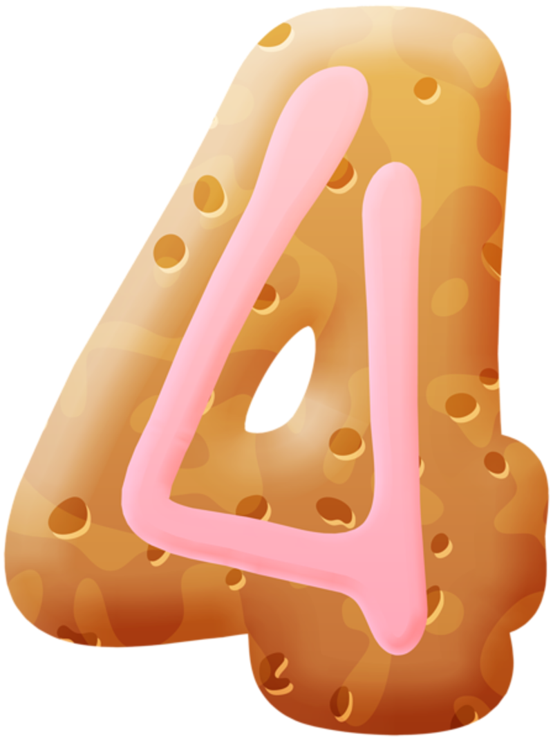 Biscuit_Number_Four_PNG_Clipart_Image.png