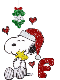 Snoopy-Under-Mistletoe-Alpha-by-iRiS-F.gif
