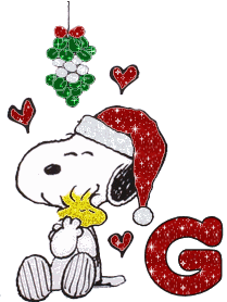 Snoopy-Under-Mistletoe-Alpha-by-iRiS-G.gif