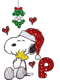 Snoopy-Under-Mistletoe-Alpha-by-iRiS-P.gif
