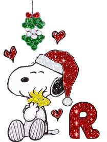 Snoopy-Under-Mistletoe-Alpha-by-iRiS-R.gif