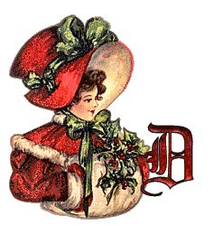 Vintage-Lady-With-Christmas-Muff-Alpha-by-iRiS-D.gif
