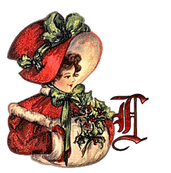 Vintage-Lady-With-Christmas-Muff-Alpha-by-iRiS-L.gif