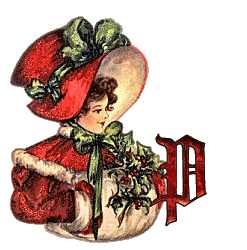 Vintage-Lady-With-Christmas-Muff-Alpha-by-iRiS-P.gif