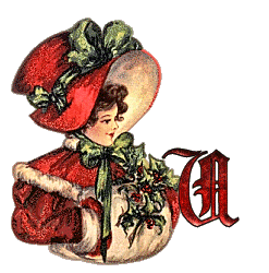 Vintage-Lady-With-Christmas-Muff-Alpha-by-iRiS-U.gif